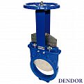 Задвижка шиберная Dendor K21GV DN900 с редуктором